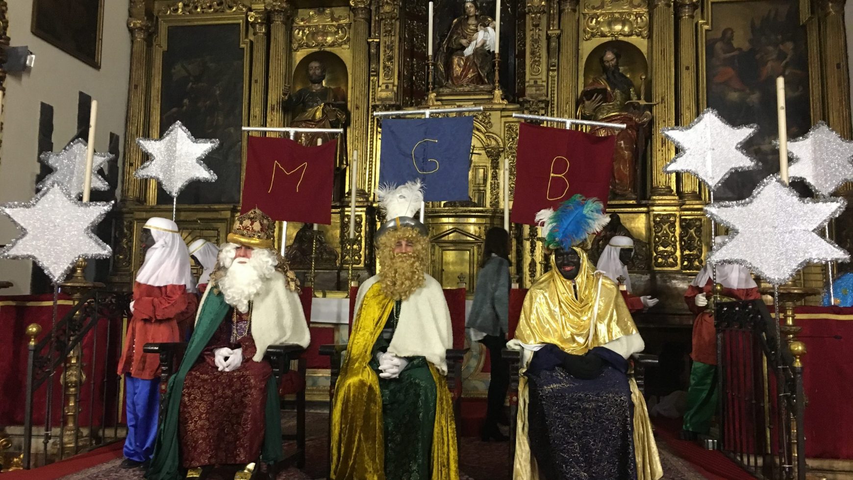 Visita de los Reyes Magos a San Martín