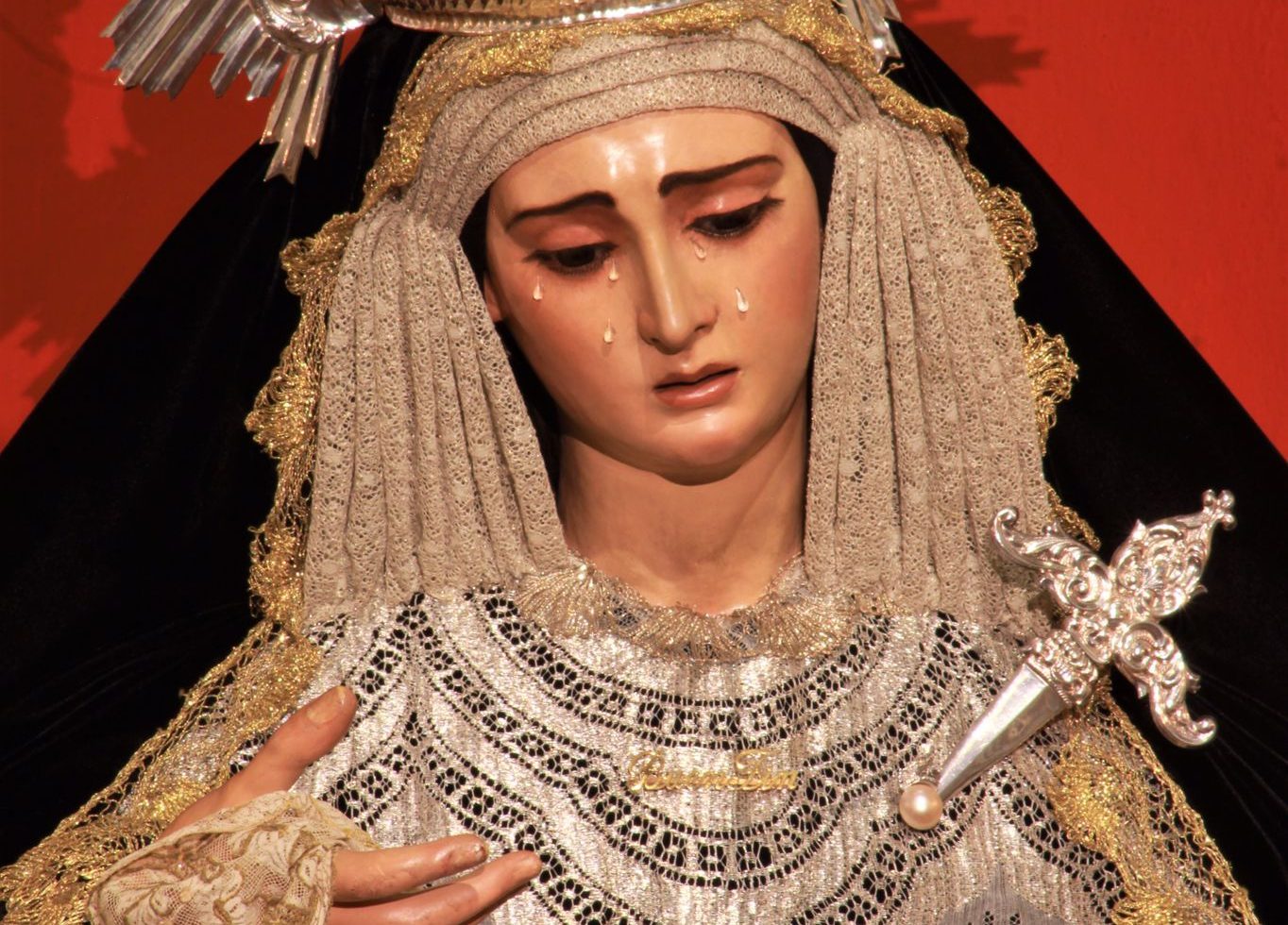 María de luto en San Martín