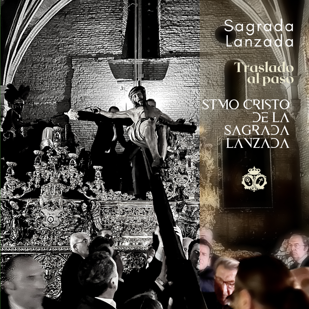 Traslado del Cristo de la Sagrada Lanzada a su paso - Sagrada Lanzada